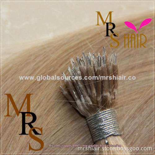 18-inch Light Brown 22# Straight Nano Ring Hair